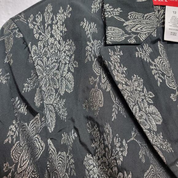 Anne Klein Silk Brocade Jacket - Picture 6 of 8